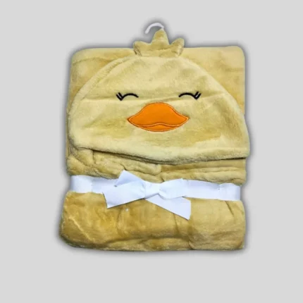 Adorable Duck Hooded Wrapping Shawl for Babies | TheLittleZone