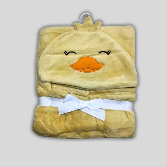 Adorable Duck Hooded Wrapping Shawl for Babies | TheLittleZone