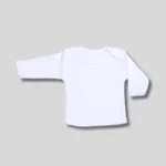 Pack of 3 Soft White Baby T-shirts - 100% Cotton | TheLittleZone